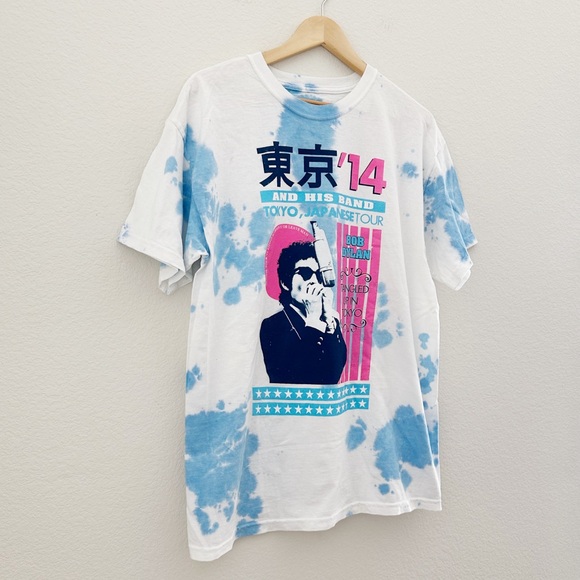NEW Bob Dylan Tie Dye Graphic Tee - Picture 2 of 6